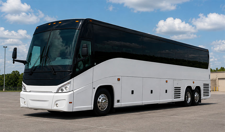 56-passenger charter bus available in State College, PA