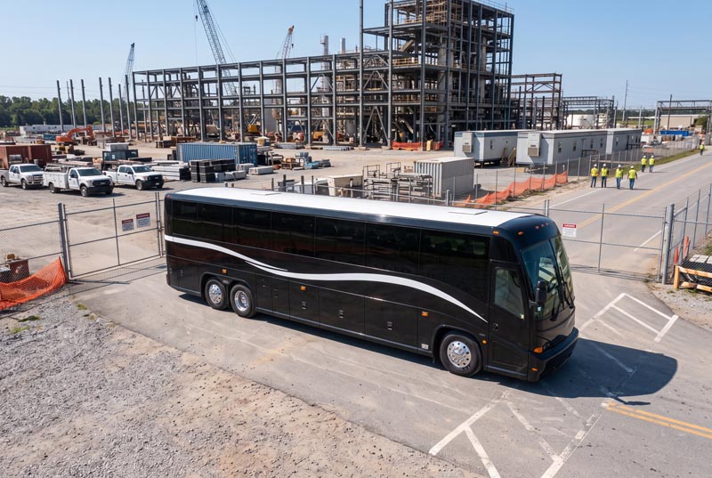 Construction Site Shuttle Bus Rentals in State College, PA